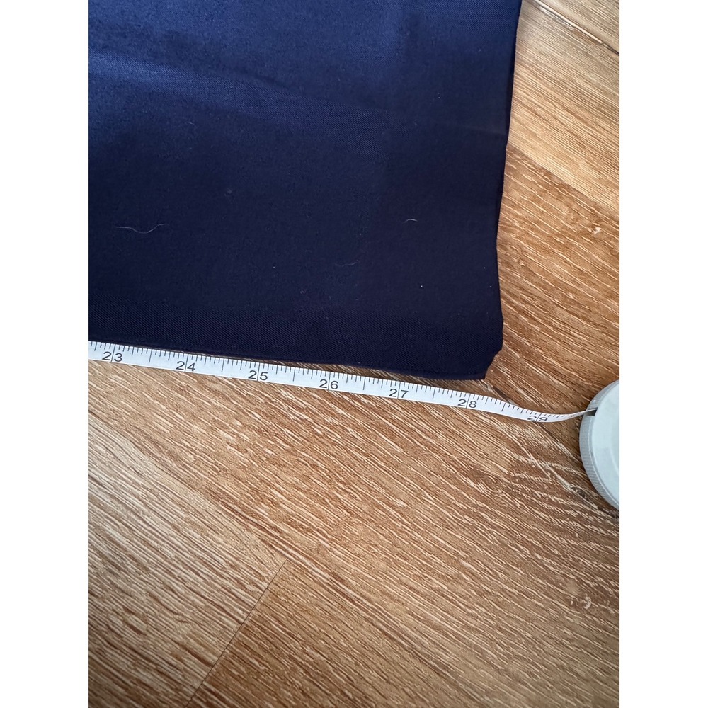 Yves Saint‎ Laurent Navy Blue Pleated High Waist Wool Trousers Size 36 - Picture 6 of 7